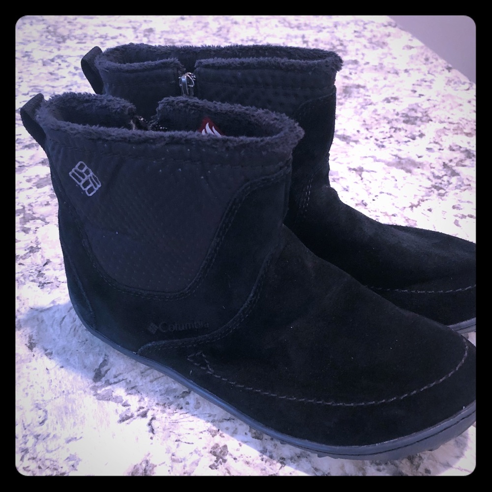 Columbia leather Omni-heat winter booties